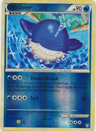 52/102 Wailmer TM Uncommon Reverse Holo