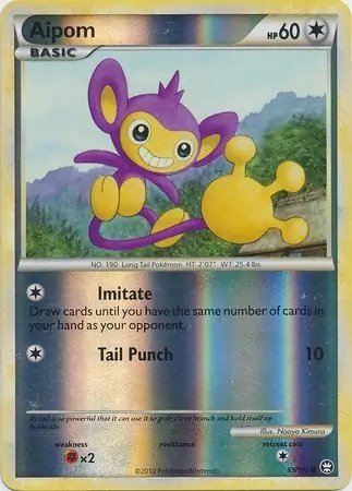 55/102 Aipom TM Common Reverse Holo
