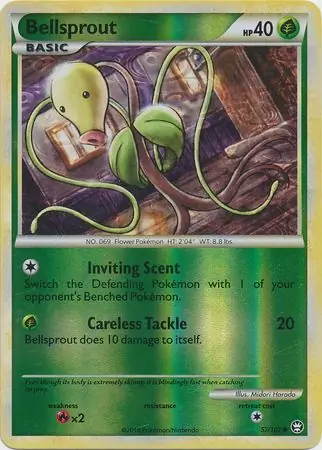 57/102 Bellsprout TM Common Reverse Holo