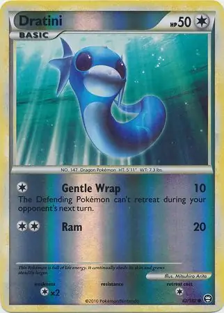 62/102 Dratini TM Common Reverse Holo