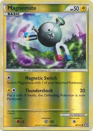 68/102 Magnemite TM Common Reverse Holo
