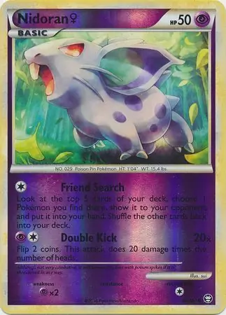 69/102 Nidoran♀ TM Common Reverse Holo