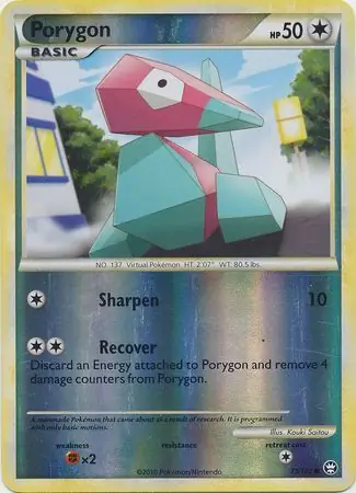 73/102 Porygon TM Common Reverse Holo
