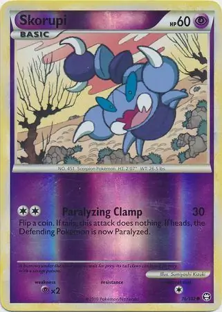 76/102 Skorupi TM Common Reverse Holo