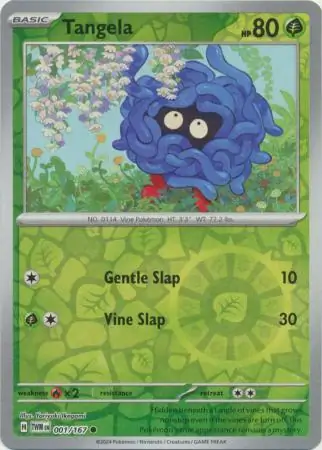 001/167 Tangela TWM Common Reverse Holo
