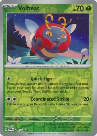 009/167 Volbeat TWM Common Reverse Holo