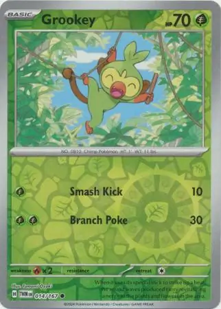 014/167 Grookey TWM Common Reverse Holo