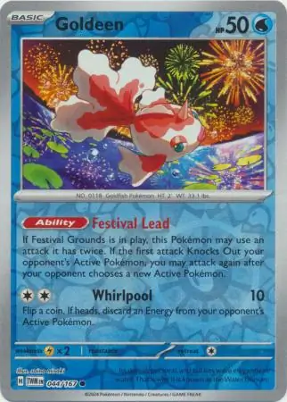 044/167 Goldeen TWM Common Reverse Holo