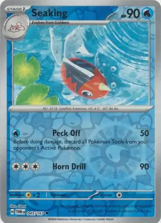 Seaking Twilight Masquerade 045/167 Common Reverse Holo
