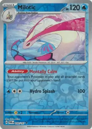 050/167 Milotic TWM Uncommon Reverse Holo