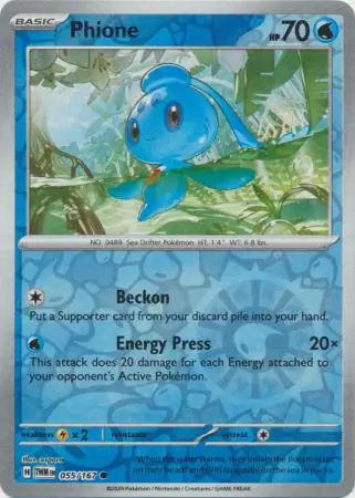 055/167 Phione TWM Common Reverse Holo