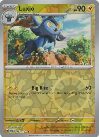 067/167 Luxio TWM Common Reverse Holo