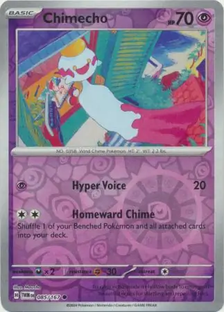 085/167 Chimecho TWM Common Reverse Holo