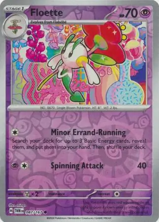 Floette Twilight Masquerade 087/167 Common Reverse Holo