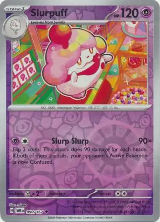 090/167 Slurpuff TWM Uncommon Reverse Holo