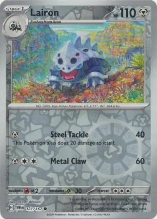 121/167 Lairon TWM Common Reverse Holo