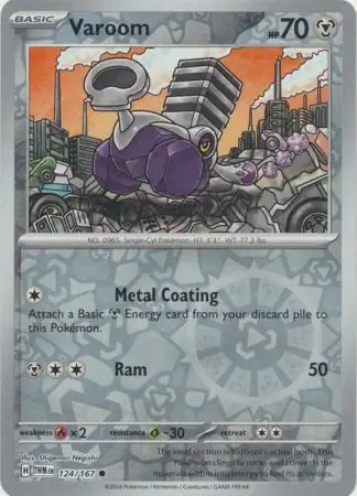 124/167 Varoom TWM Common Reverse Holo
