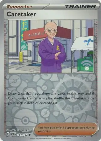 144/167 Caretaker TWM Common Reverse Holo