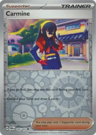 Carmine Twilight Masquerade 145/167 Uncommon Reverse Holo