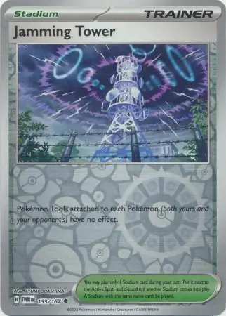 Jamming Tower Twilight Masquerade 153/167 Uncommon Reverse Holo