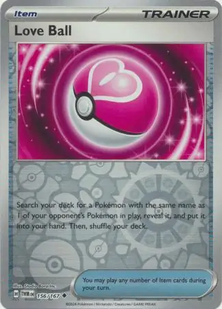 156/167 Love Ball TWM Uncommon Reverse Holo
