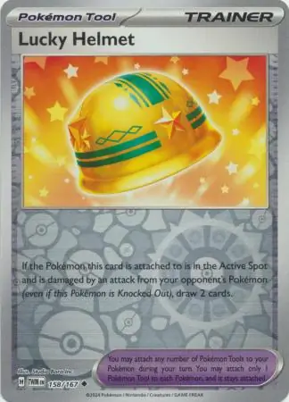 158/167 Lucky Helmet TWM Uncommon Reverse Holo