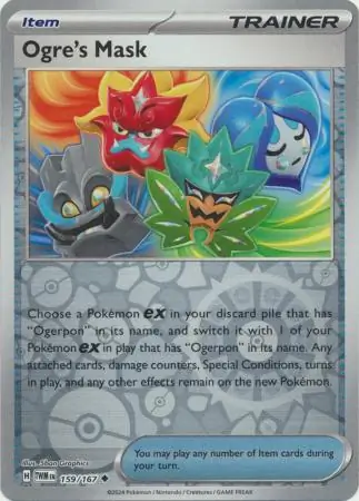 159/167 Ogre's Mask TWM Uncommon Reverse Holo