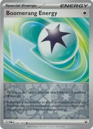 166/167 Boomerang Energy TWM Uncommon Reverse Holo