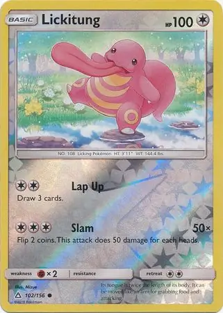 102/156 Lickitung UPR Common Reverse Holo