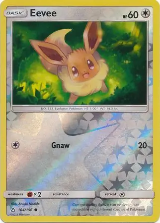 104/156 Eevee UPR Common Reverse Holo