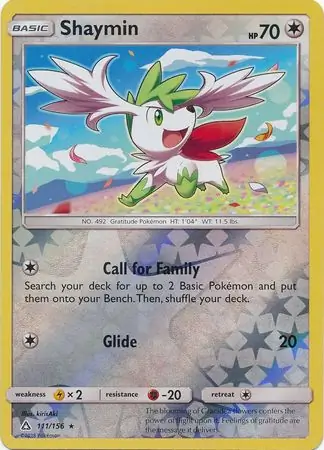 111/156 Shaymin UPR Rare Reverse Holo