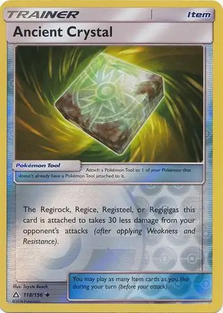 118/156 Ancient Crystal UPR Uncommon Reverse Holo