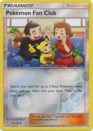 133/156 Pokémon Fan Club UPR Uncommon Reverse Holo