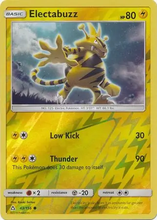 43/156 Electabuzz UPR Common Reverse Holo