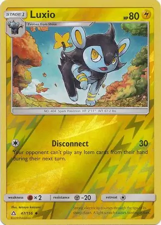 47/156 Luxio UPR Uncommon Reverse Holo