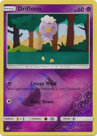 51/156 Drifloon UPR Common Reverse Holo