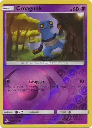 56/156 Croagunk UPR Common Reverse Holo