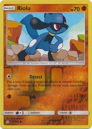 66/156 Riolu UPR Common Reverse Holo