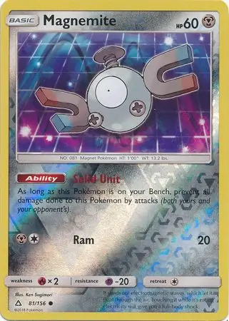 81/156 Magnemite UPR Common Reverse Holo