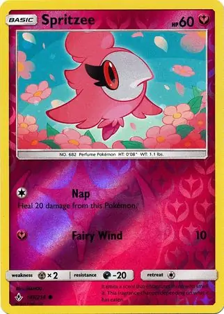 141/214 Spritzee UNB Common Reverse Holo