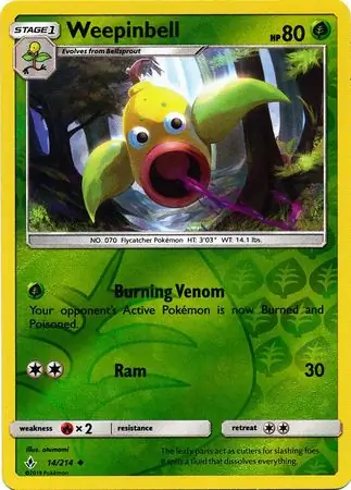 14/214 Weepinbell UNB Uncommon Reverse Holo