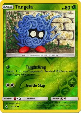 16/214 Tangela UNB Common Reverse Holo