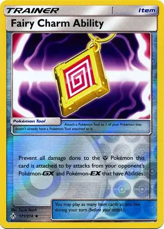 171/214 Fairy Charm Ability UNB Uncommon Reverse Holo
