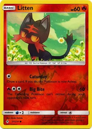 27/214 Litten UNB Common Reverse Holo