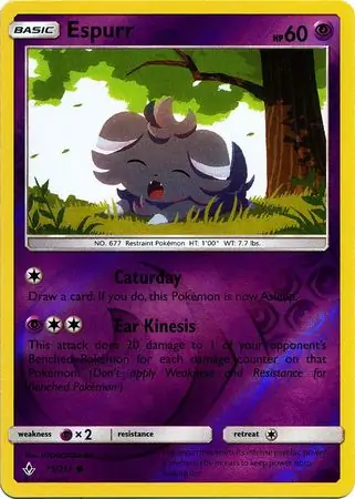 79/214 Espurr UNB Common Reverse Holo