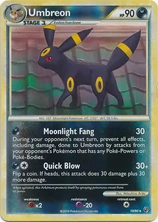 10/90 Umbreon UD Rare Holo Reverse Holo
