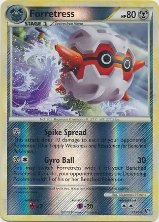 13/90 Forretress UD Rare Reverse Holo