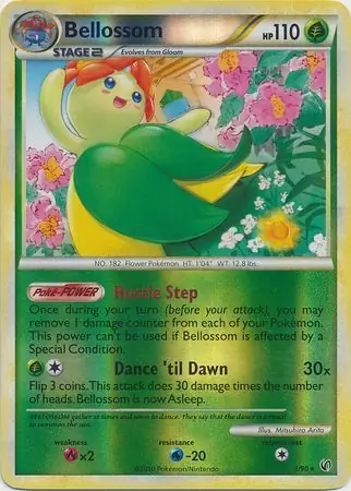 1/90 Bellossom UD Rare Holo Reverse Holo