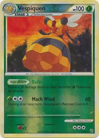23/90 Vespiquen UD Rare Reverse Holo