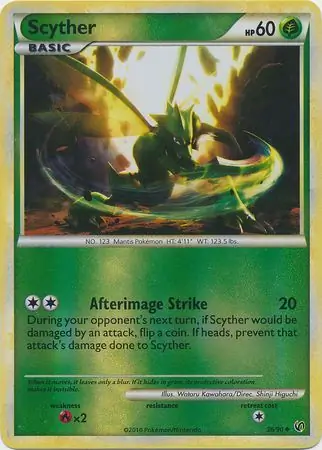 36/90 Scyther UD Uncommon Reverse Holo